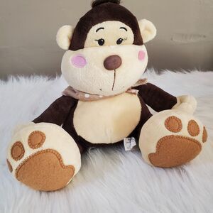 Woody Toys Stuffed Monkey Animal Plush Small 10 x 10"
